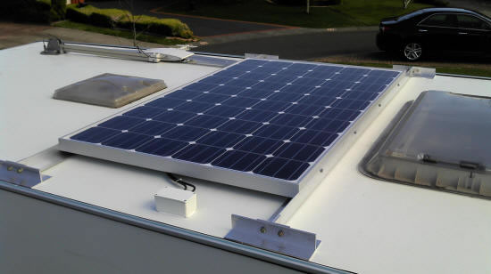 mounted solar panel pic